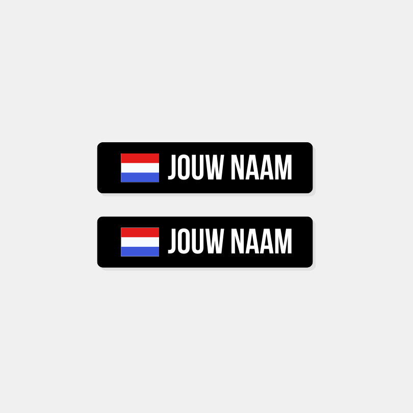 Autocollant pour vélo (ensemble de 2) | Choix parmi différentes drapeaux !