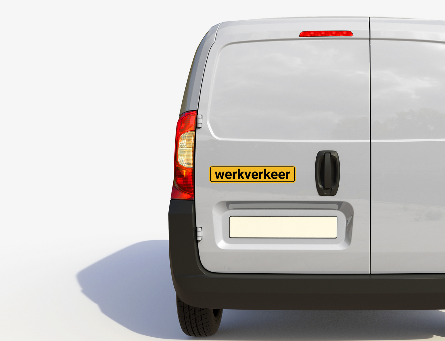 Werkverkeer sticker