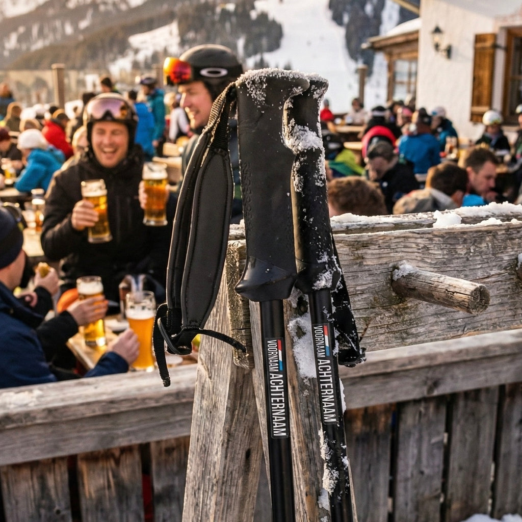 Autocollant nom & drapeau 'Mayrhofen' ski