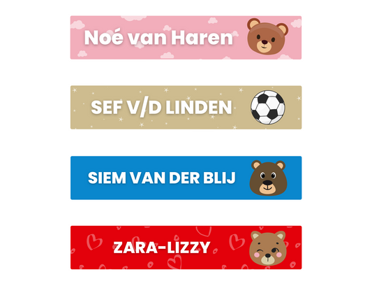 Naamstickers kinderen