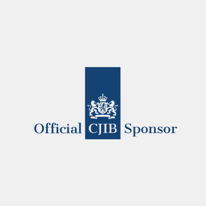 CJIB sticker grappige autosticker op achterruit auto