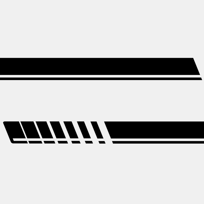 Racing Stripes | Georgetown | Ensemble de 2 bandes