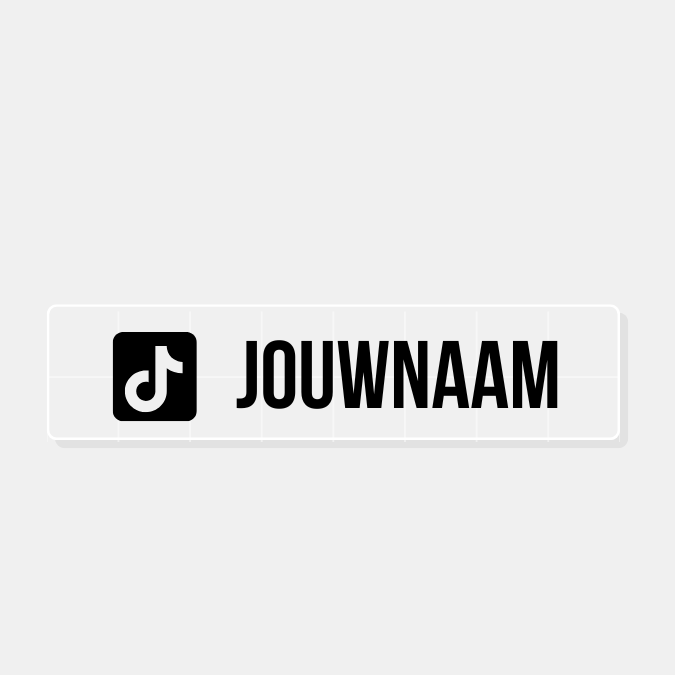 Autocollant TikTok